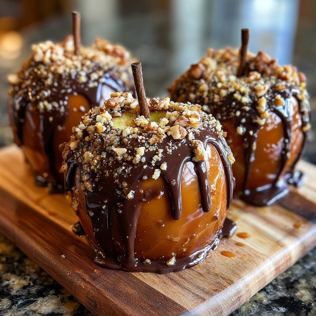 Homemade Caramel Candy Apples