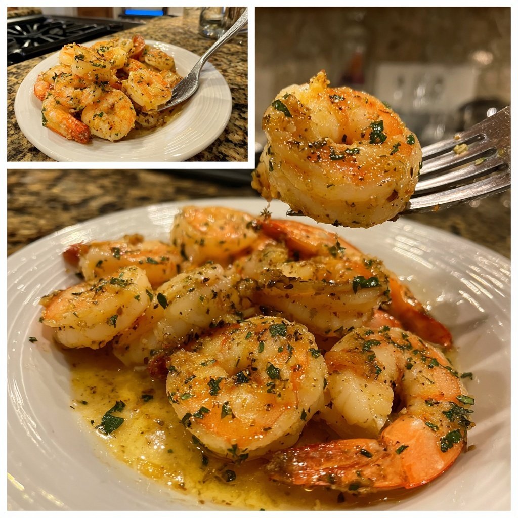 Garlic Butter Shrimp with White Wine