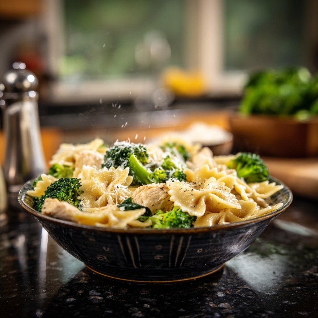 Bow Tie Pasta With Chicken And Broccoli