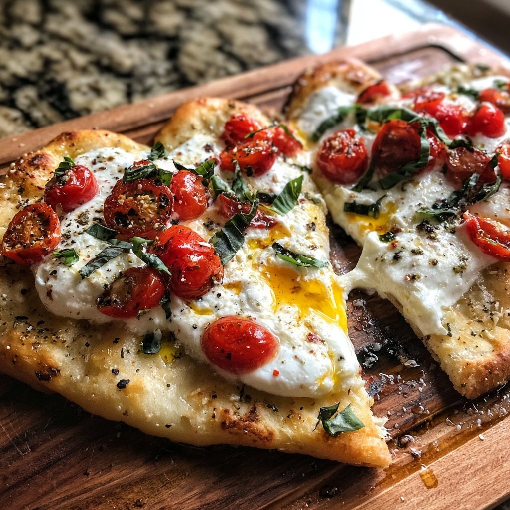 Valentine Flatbread with Burrata