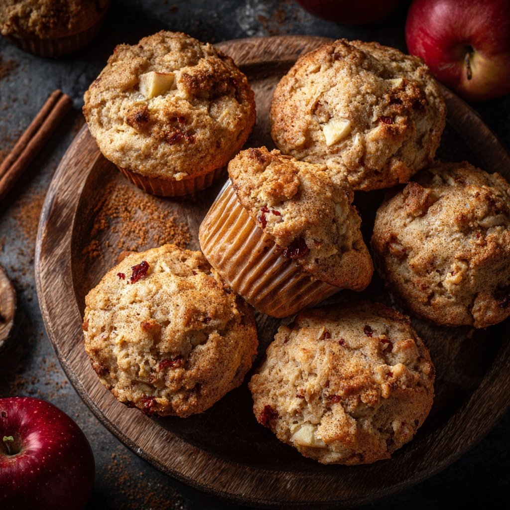 Apple Cinnamon Breakfast Muffins