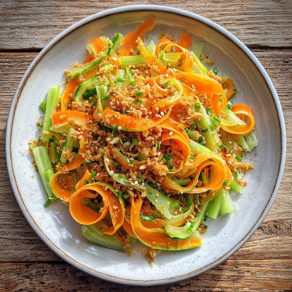 Celery And Carrot Crunch Salad
